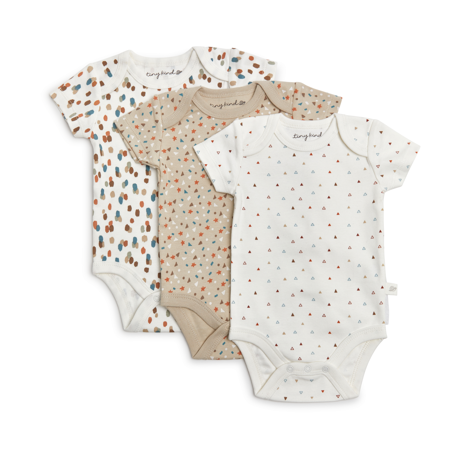 Tiny Kind Assorted Bodysuits (3-Pack).