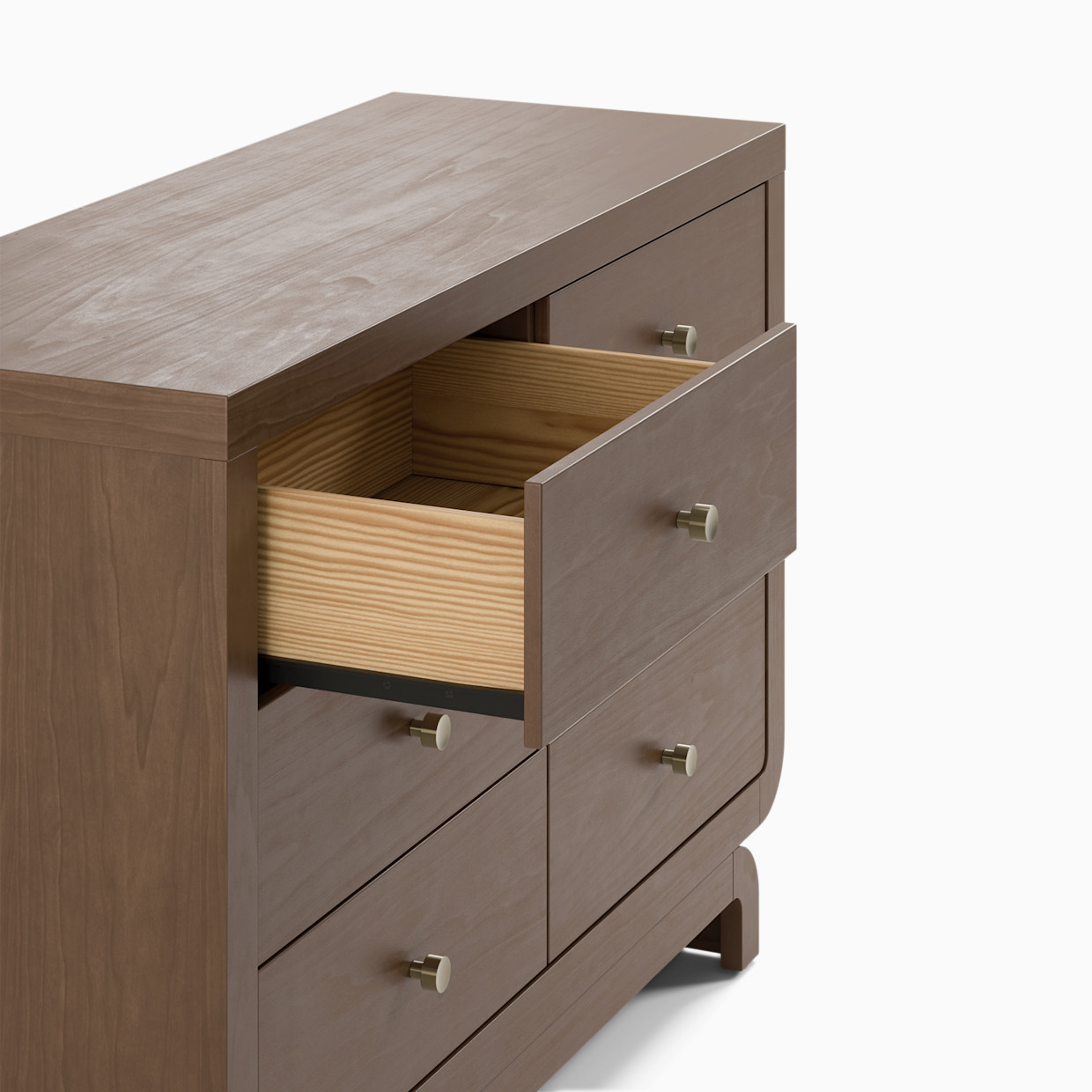 Storkcraft Santorini 6 Drawer Dresser - Hazelnut.