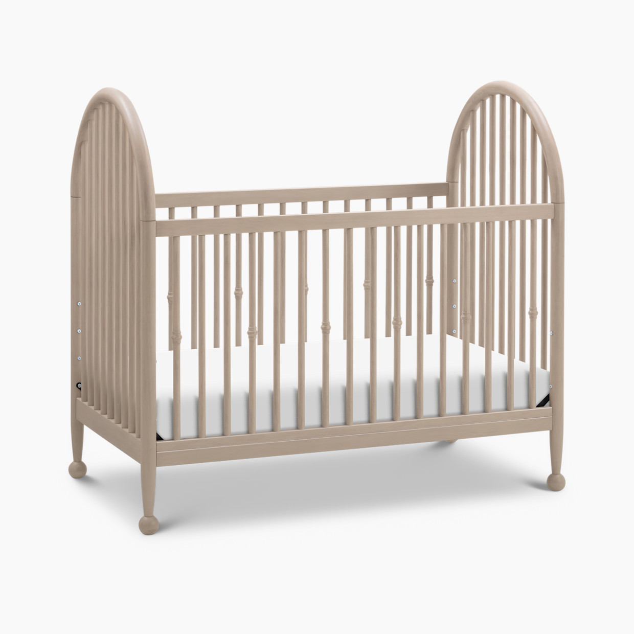 Namesake Alouette 3-in-1 Convertible Spindle Crib - Washed Pine.