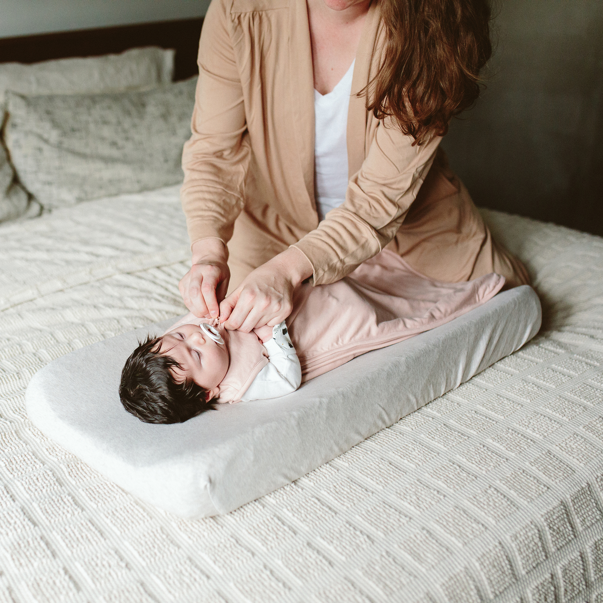 Goumi Kids Organic Changing Pad Cover Storm Gray, O/S Babylist Shop