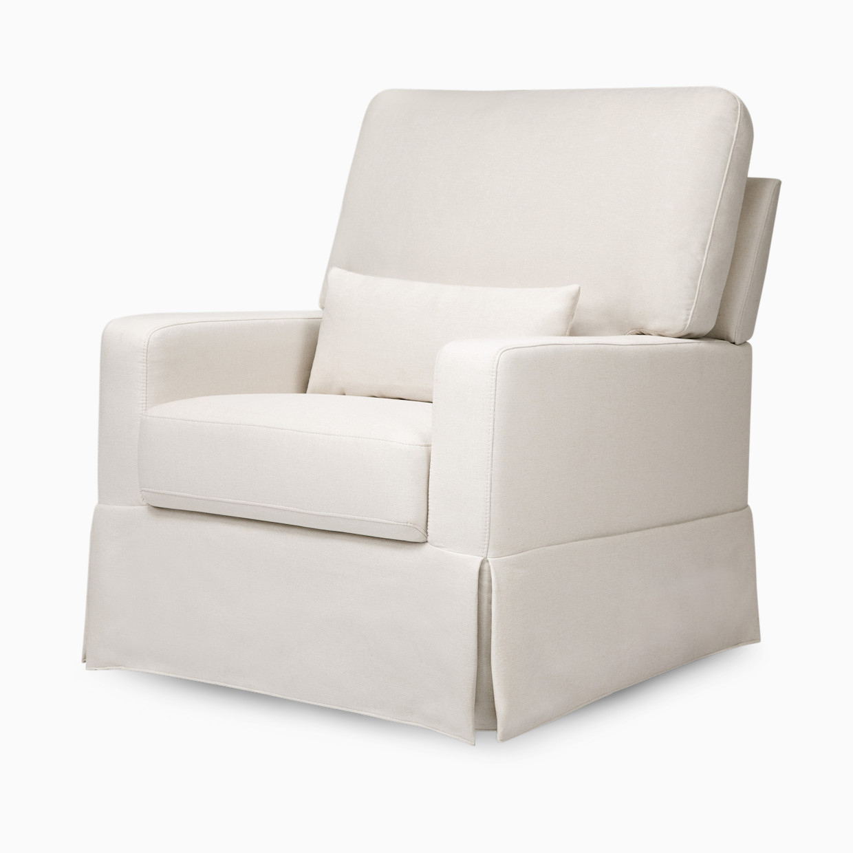 Namesake Crawford Pillowback Comfort Swivel Glider - Performance Cream Eco Weave.