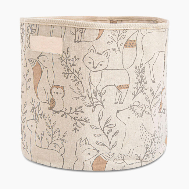 Crane Baby Cotton Canvas Storage Bin - Ezra.