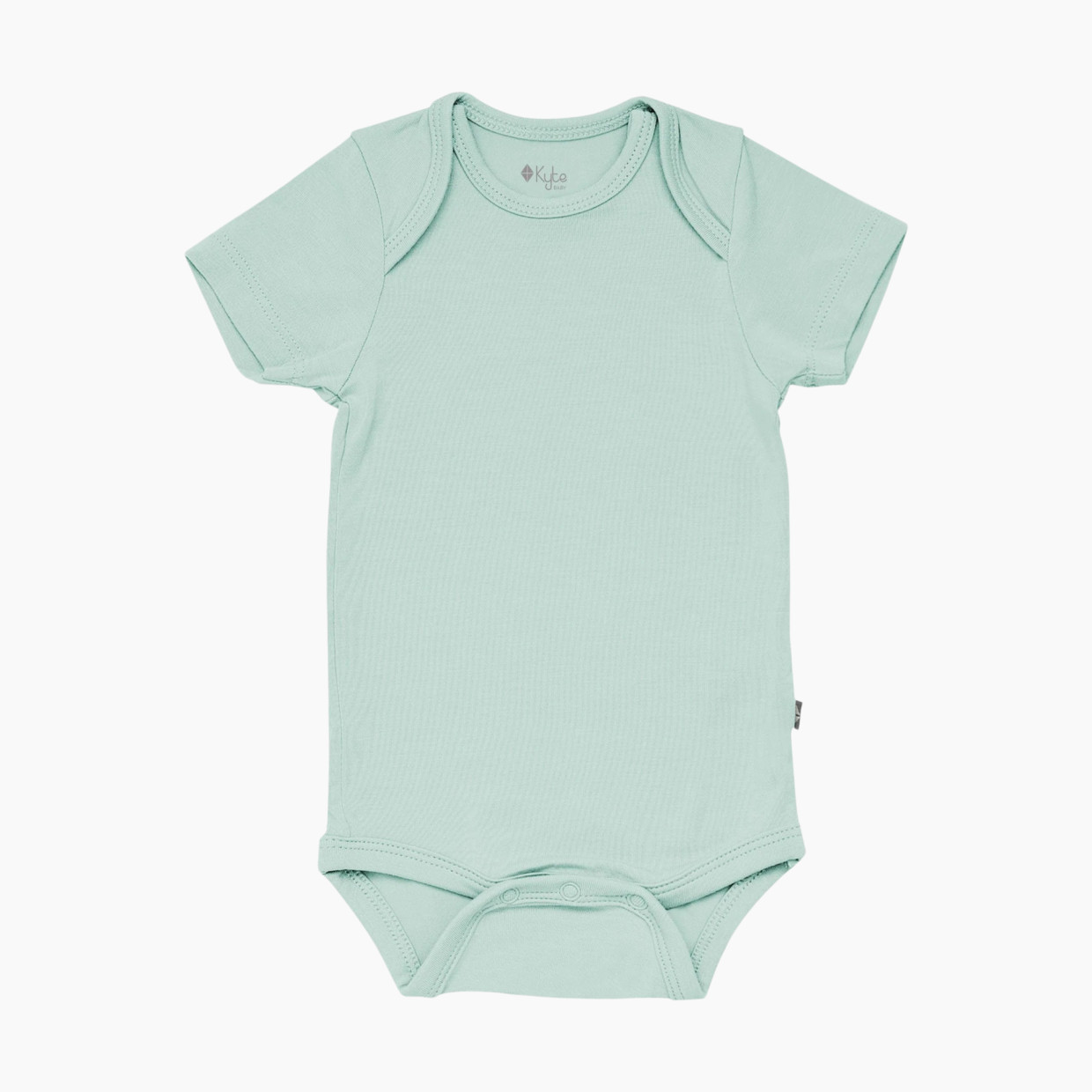 Kyte Baby Short Sleeve Bodysuit - Sage, 6-12 M.