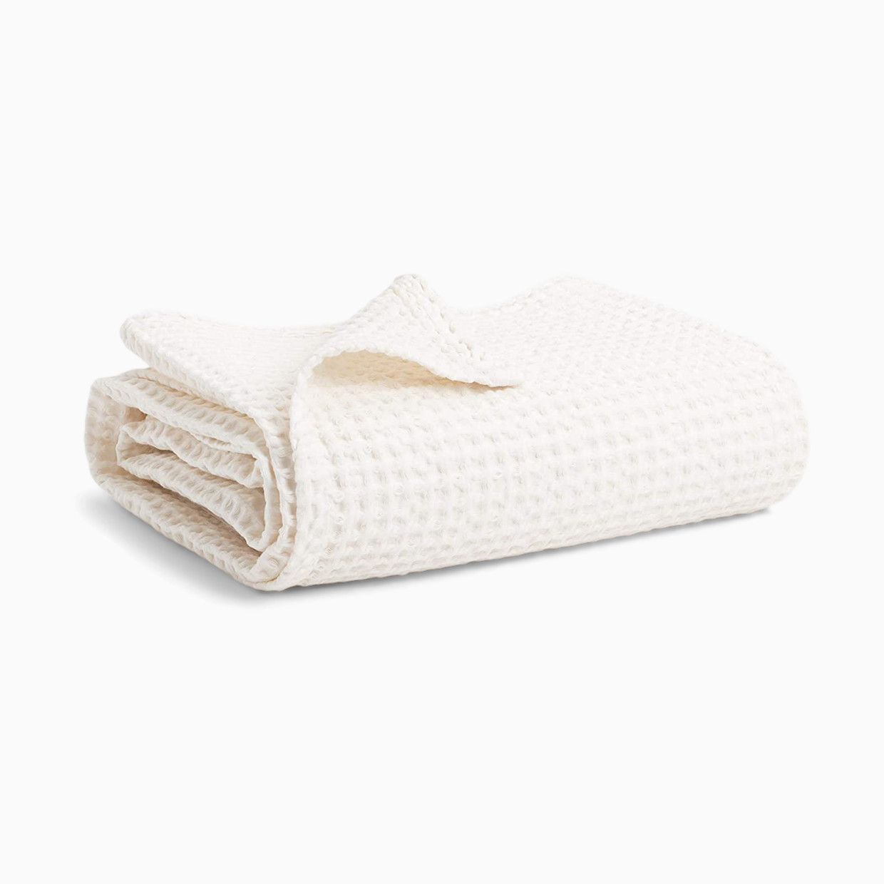 Simka Rose Waffle Blanket - Natural.