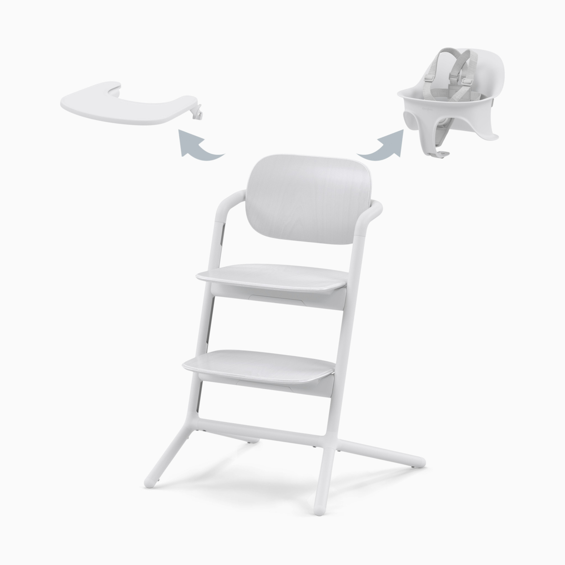 Cybex LEMO 2 High Chair 3-in-1 Set - Sand White | Babylist Shop