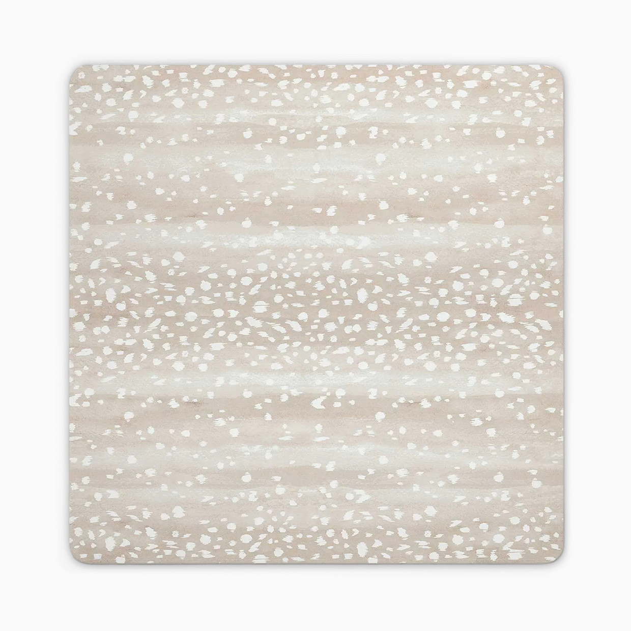 House of Noa Highchair Mat - Fawn Brown, 48X48.