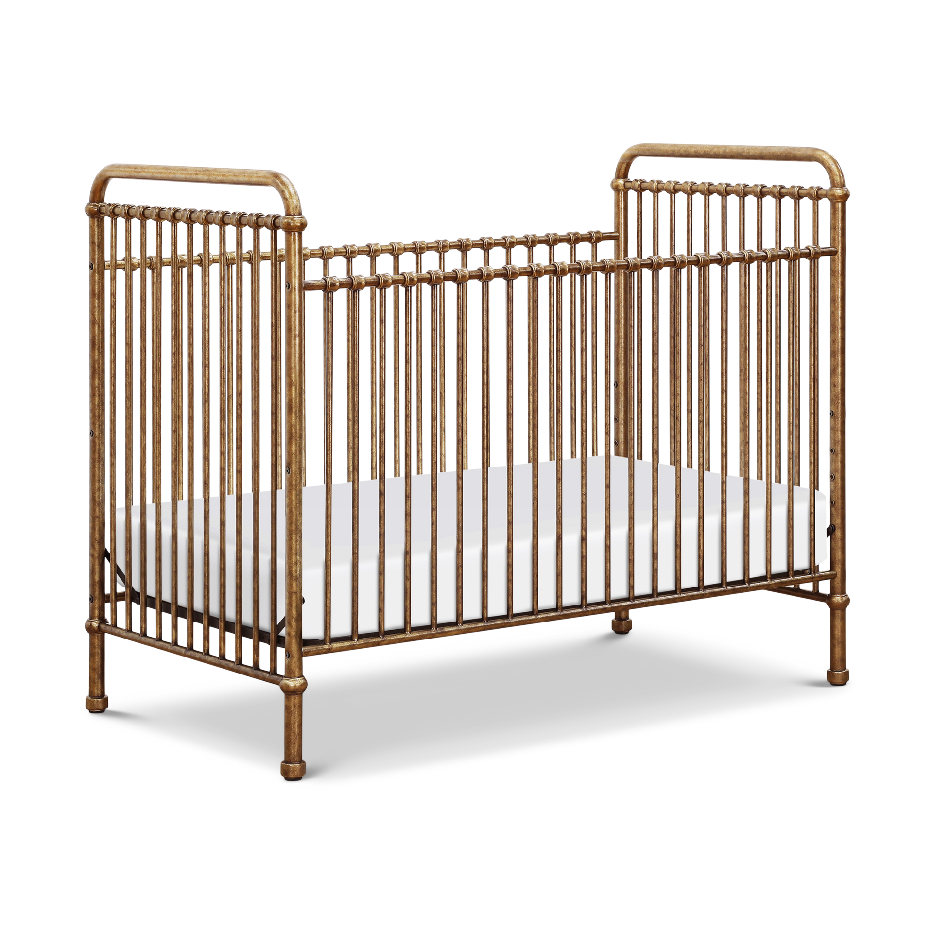 Namesake Abigail 3-in-1 Convertible Crib - Vintage Gold.