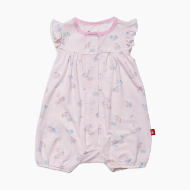 Magnetic Me Modal Magnetic Romper - Forget Me Not, 0-3 M.