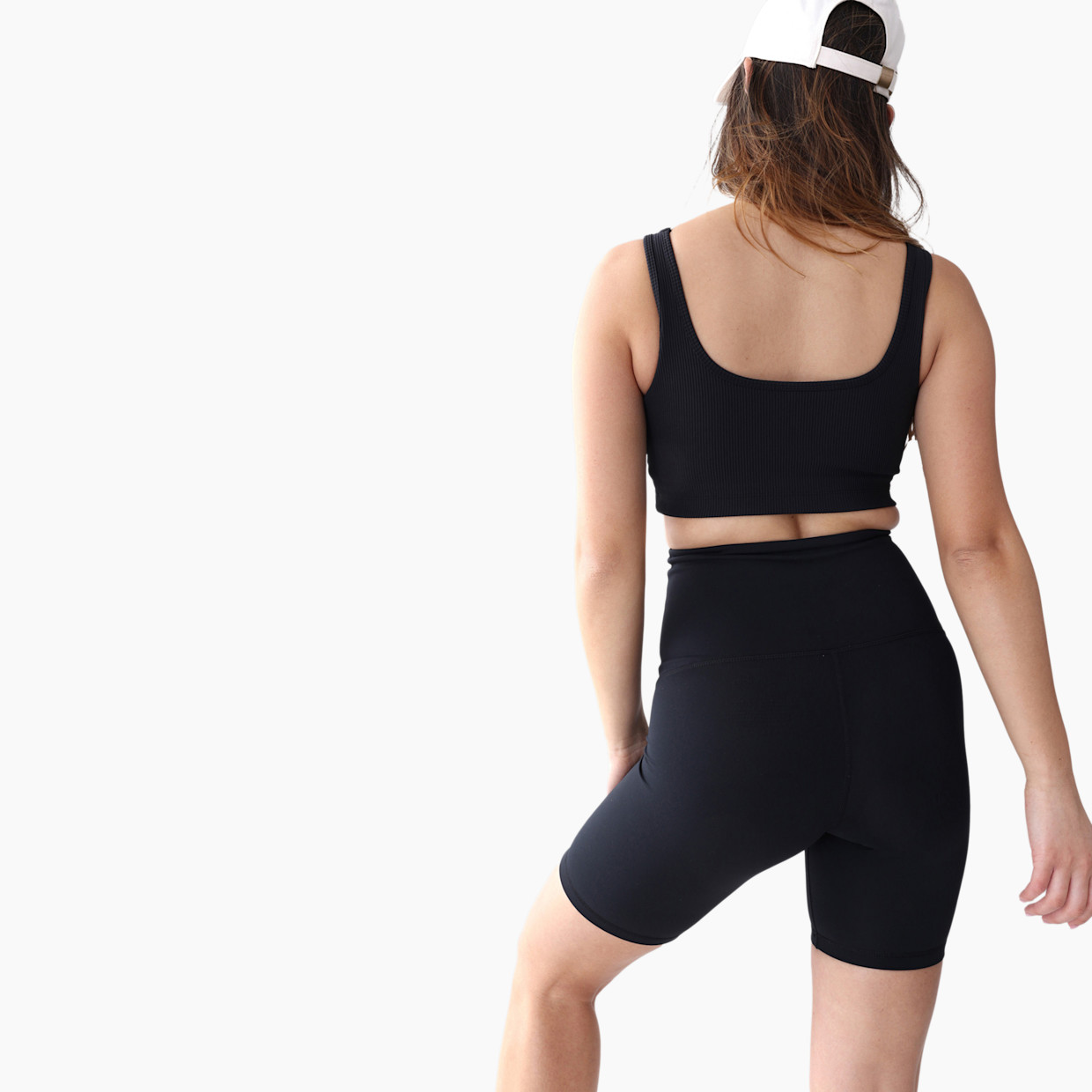 Ingrid and Isabel Postpartum Bike Short - Black, S.