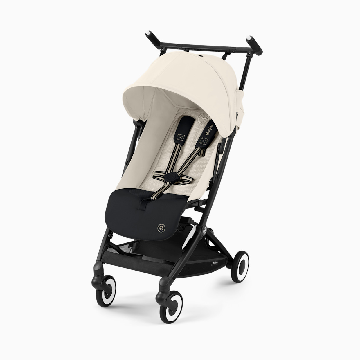 Cybex Libelle 2 Ultra-Compact Lightweight Travel Stroller - Canvas White.