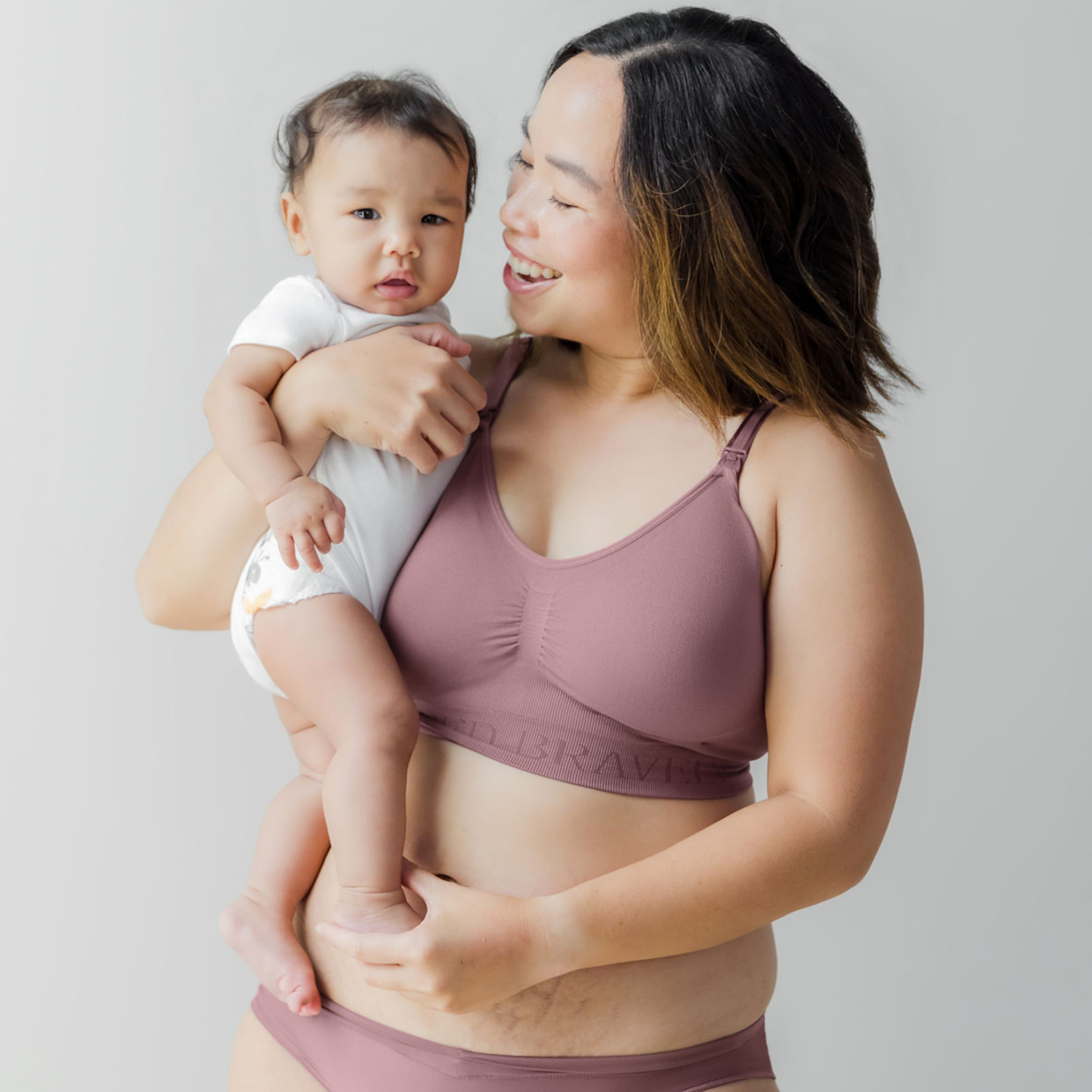 Kindred Bravely Simply Sublime Seamless Nursing Bra For Breastfeeding - Twilight, Small.