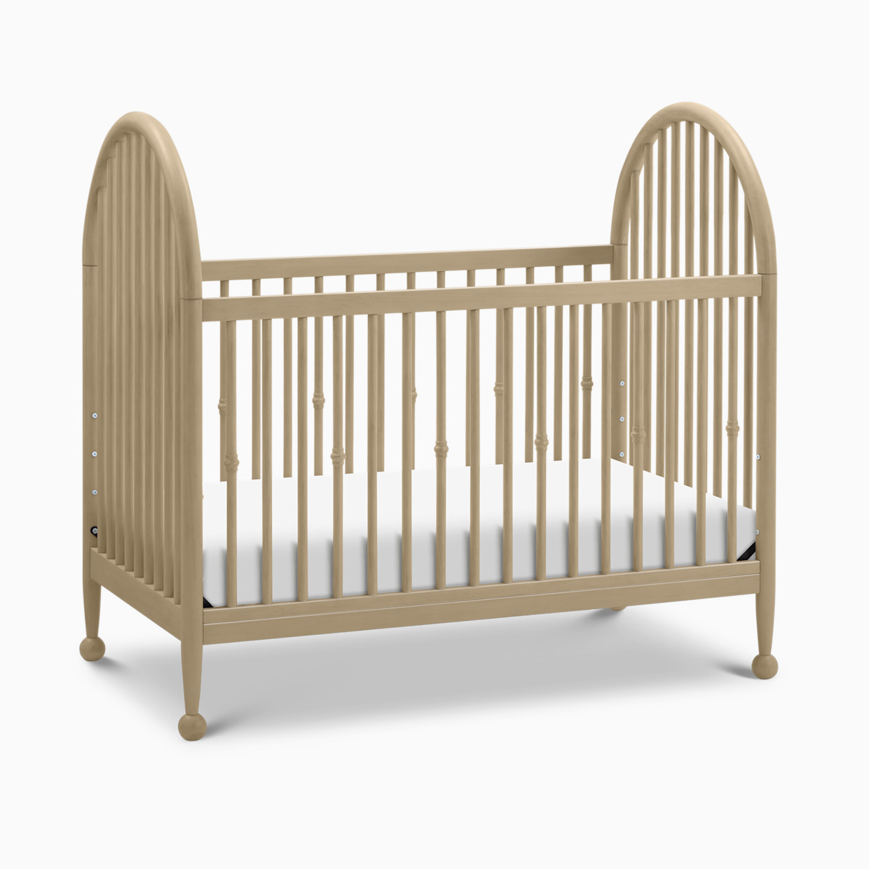 Namesake Alouette 3-in-1 Convertible Spindle Crib - Washed Pine.