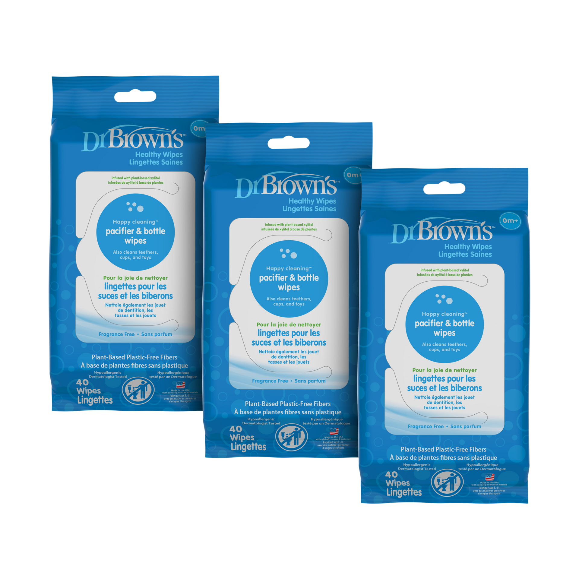 Dr. Brown's Pacifier and Bottle Wipes.