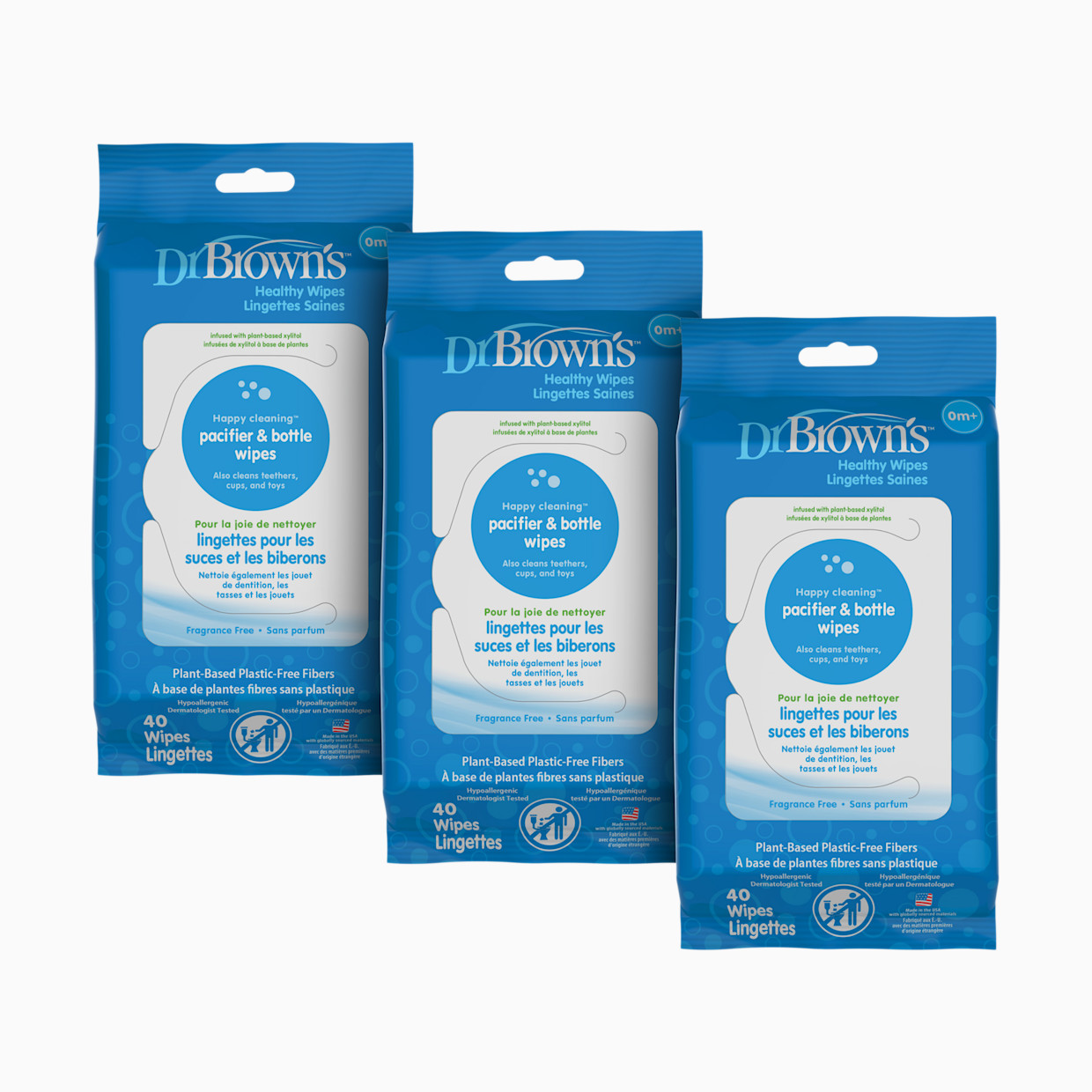 Dr. Brown's Pacifier and Bottle Wipes - 120.