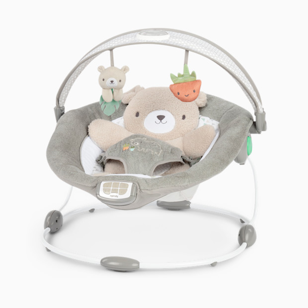Ingenuity InLighten Baby Bouncer Seat with Light Up Toy Bar.