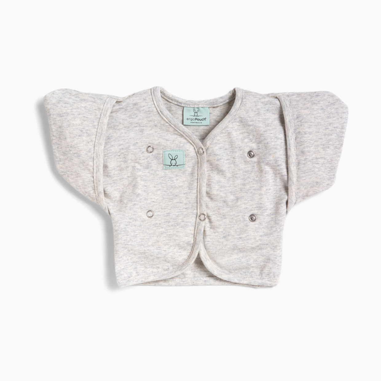 ergoPouch Butterfly Cardi 0.2 TOG - Grey Marle, 2-6 Months.