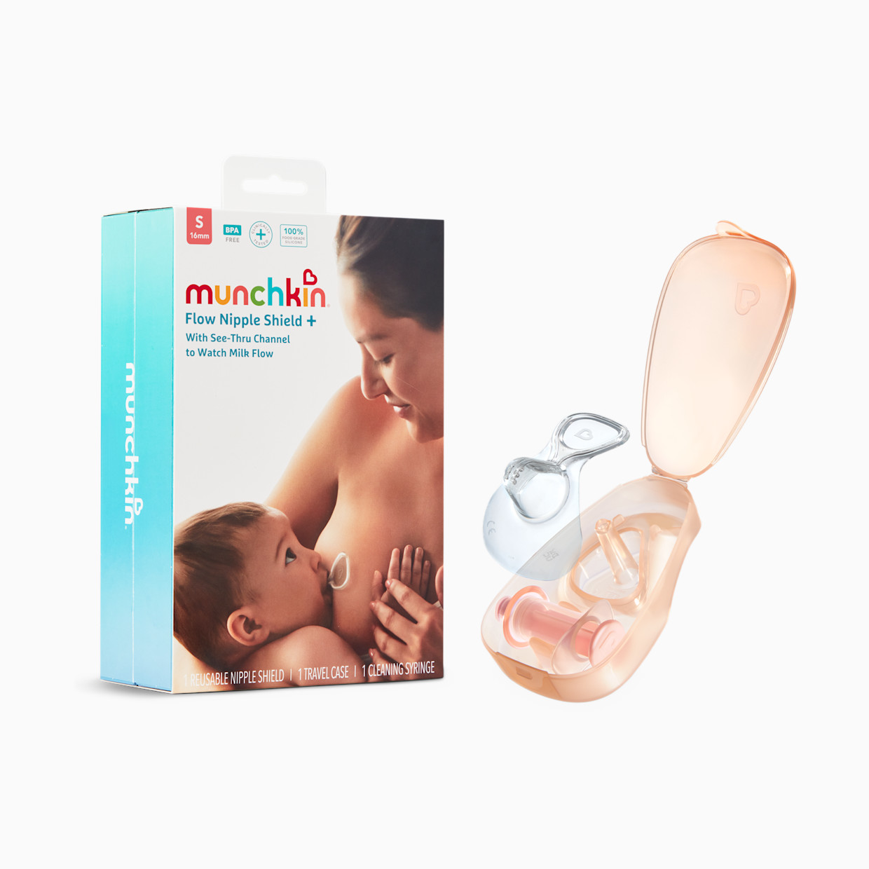 Munchkin Flow Nipple Shield + - 16mm.