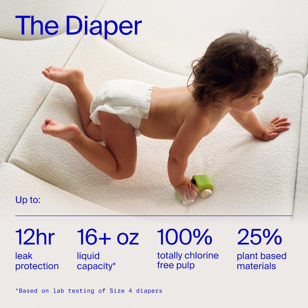 Coterie Ultra Soft Diapers, Monthly Supply - Size 1, 198 Count.