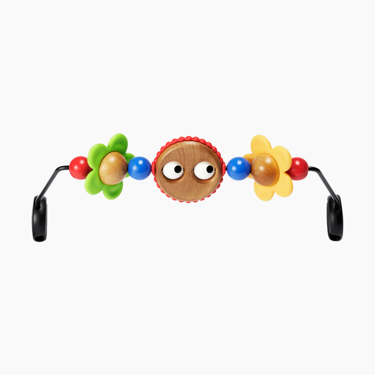 BabyBjörn Bouncer Bliss and Toy Bar Bundle - Midnight Blue/Googly Eyes.