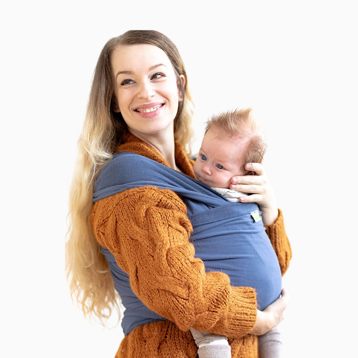 Boba Baby Wrap Carrier - Vintage Blue.