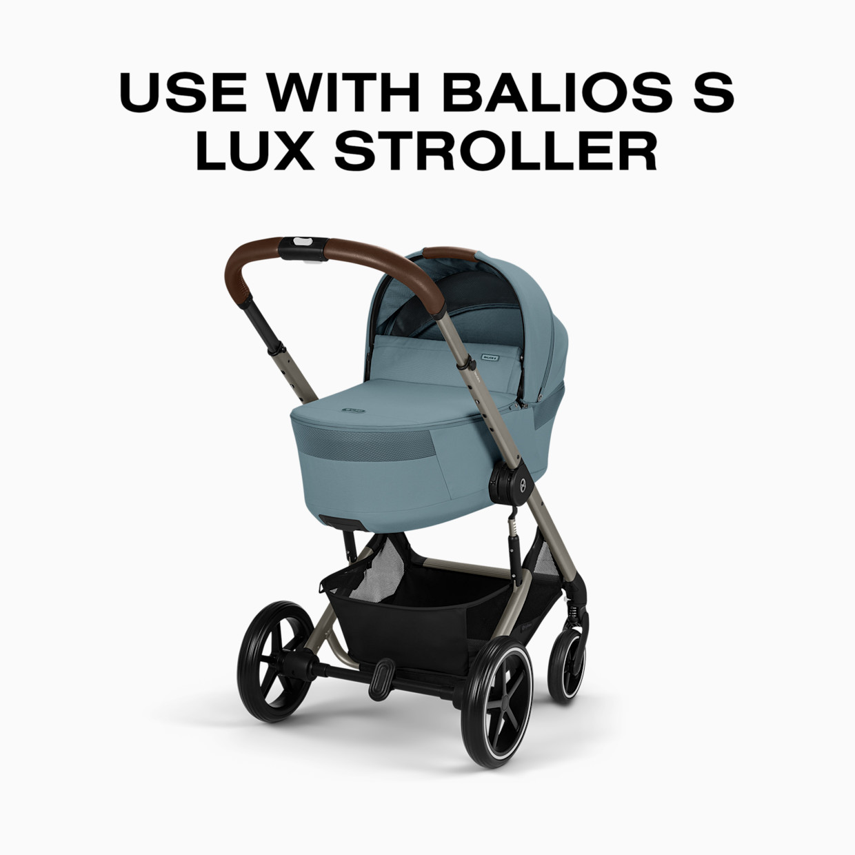 Cybex BALIOS Fold Cot - Stormy Blue.