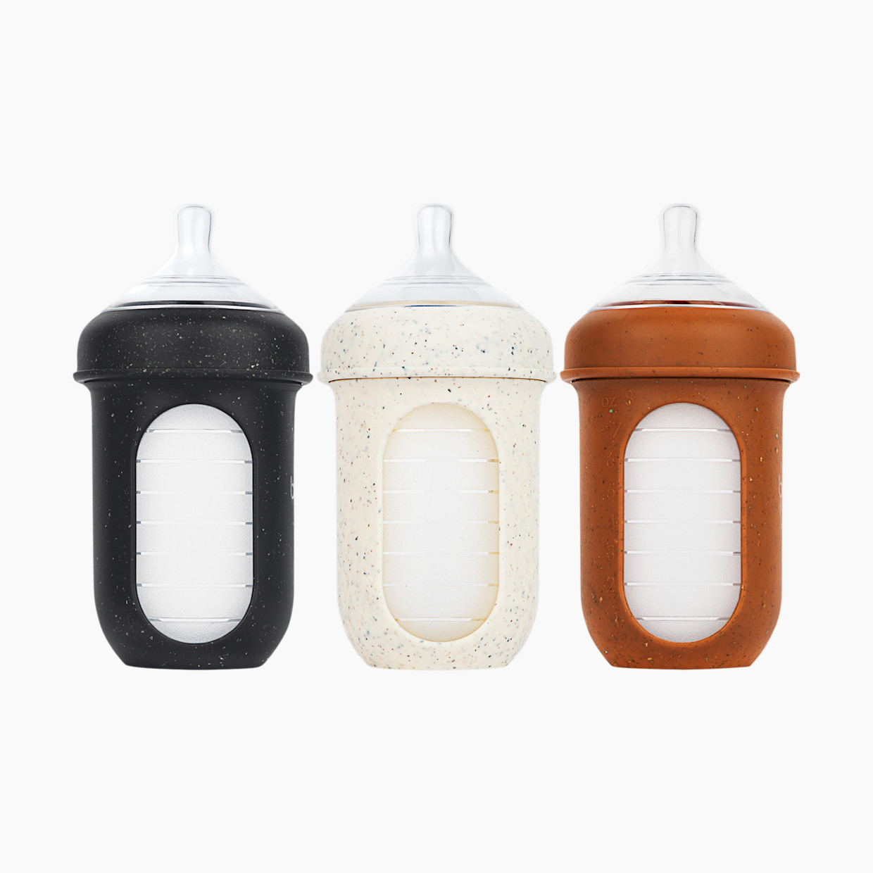 Boon NURSH Silicone Pouch Bottles - Speckle, 8 Oz.