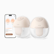eufy Wearable Breast Pump E10, Hands-Free Electric Breast Pump with App Control, Personalized Smart Rhythm, Hospital Grade Suction for More Milk, Portable, Leak-Proof & Ultra-Quiet