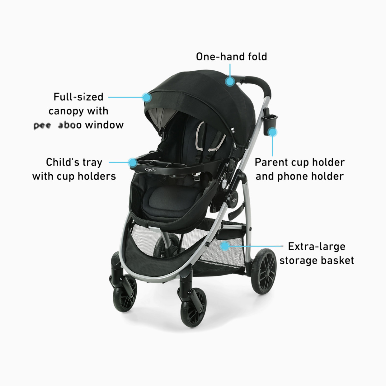 Graco Modes Pramette Stroller - Pierce.
