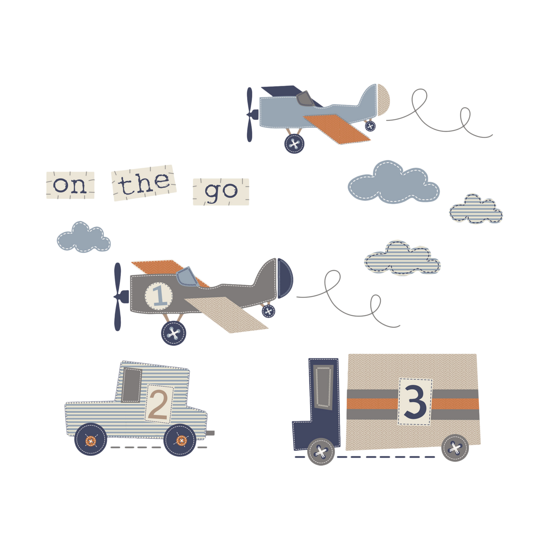 Levtex Baby Wall Decals On The Go Babylist Shop