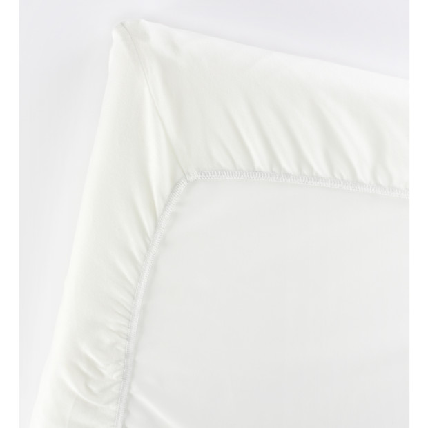 Babybjörn Organic Fitted Sheet for Travel Crib Light - Natural White.
