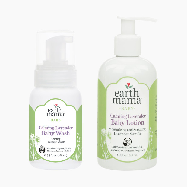 Earth Mama Baby Bath Bundle - Calming Lavender.