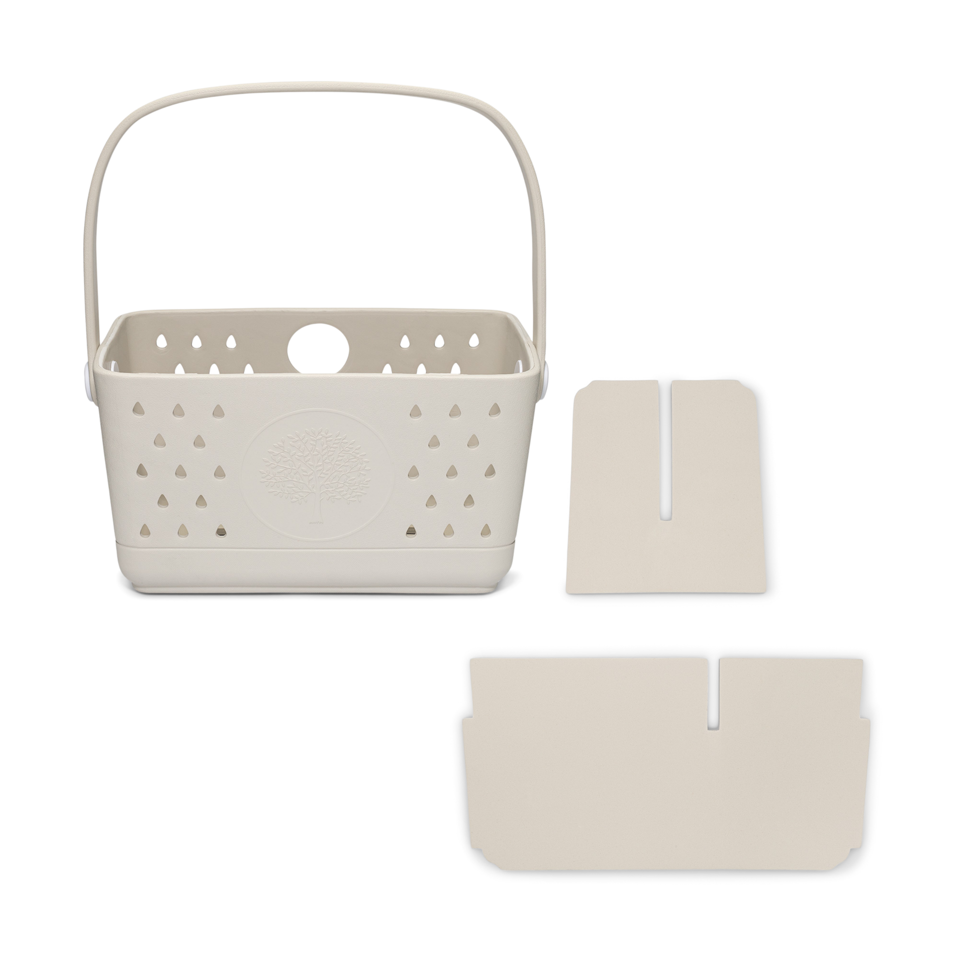 Parker Baby Co. Baby Bath Caddy + Insert - Snow.