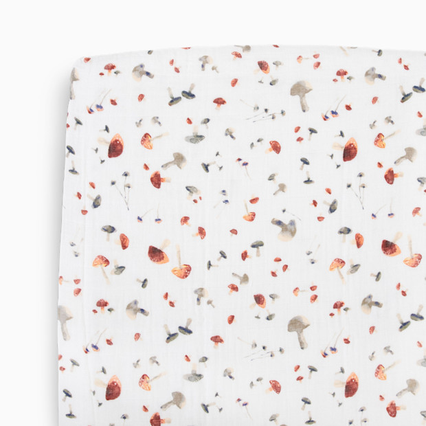 Little Unicorn Cotton Muslin Crib Sheet.