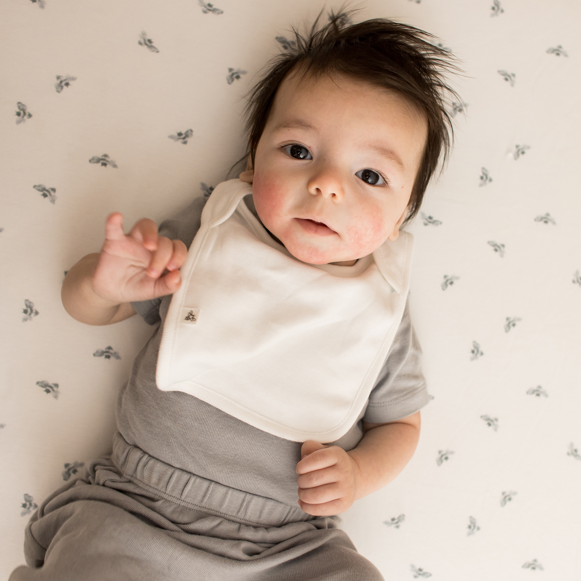 Burt’s Bees Baby Organic Baby Bibs – 100% Cotton Newborn Infant Bibs for Baby Boys & Girls