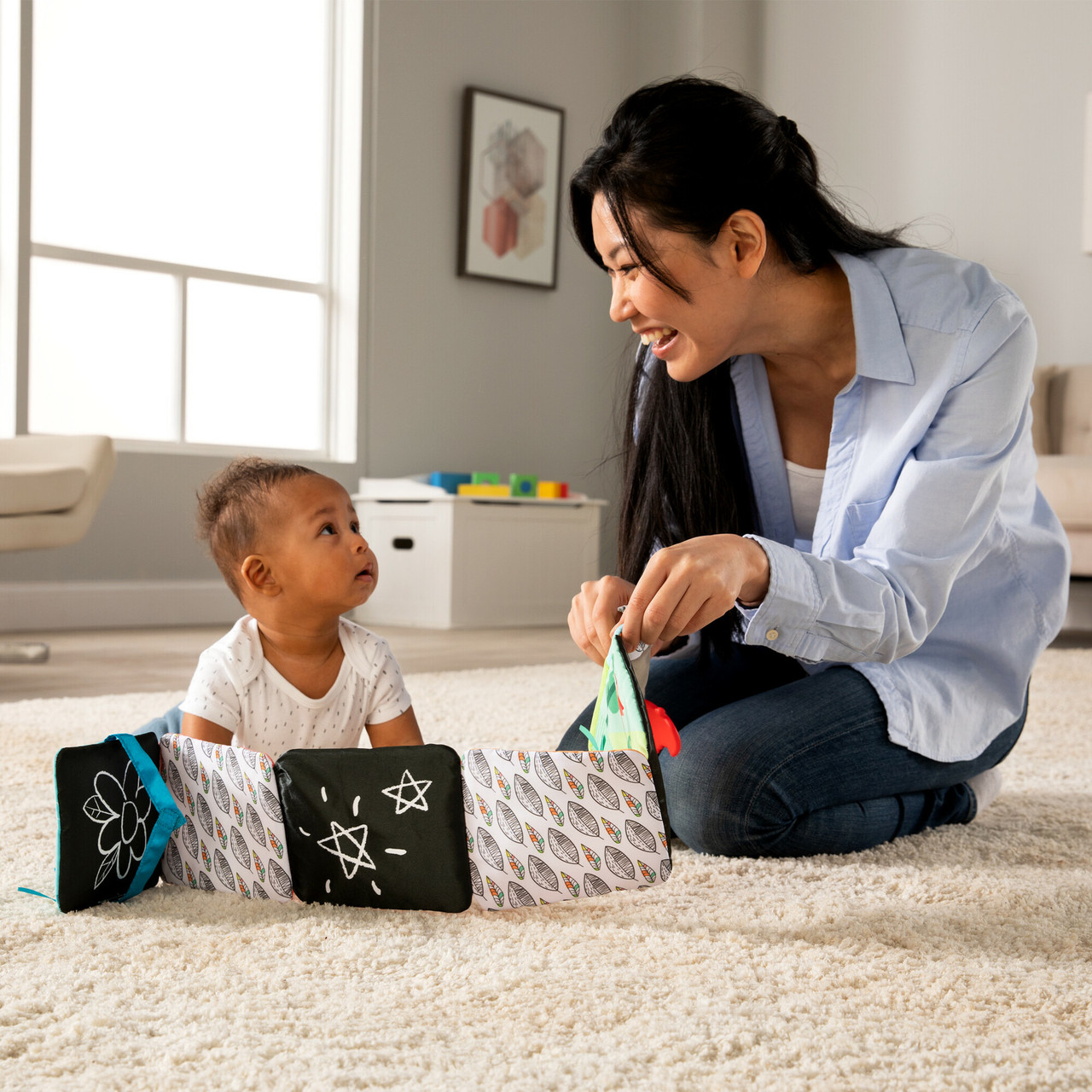 Lamaze Colorful Journey Caterpillar Book.