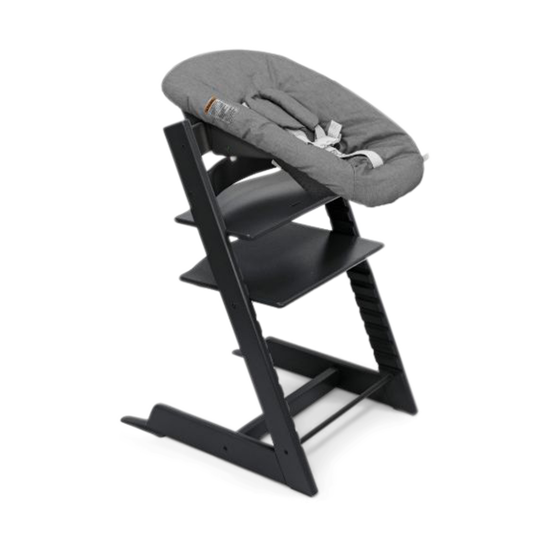 Stokke Tripp Trapp High Chair² + Newborn Set - Black/Anthracite Newborn.