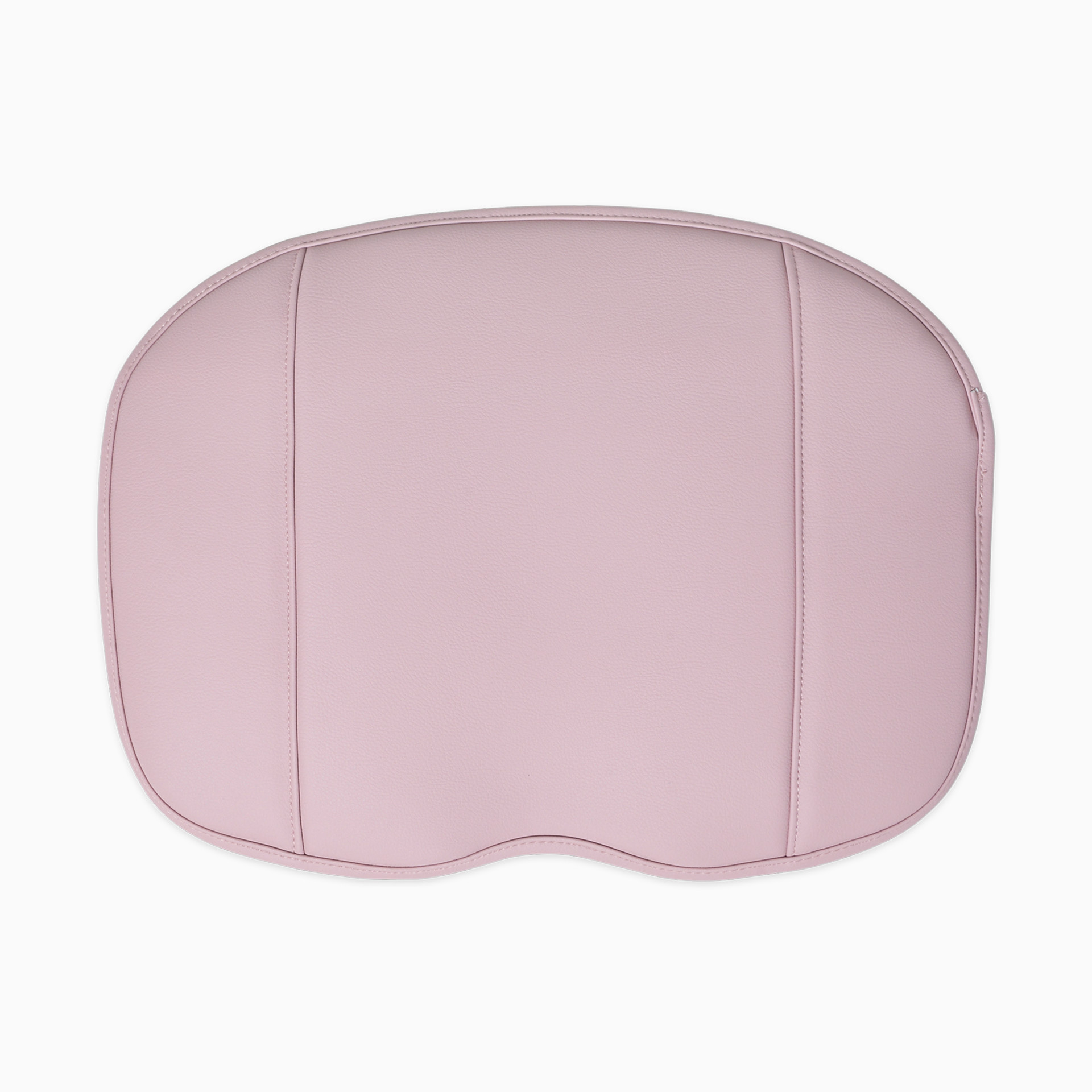 Swatch of a pink/mauve colored seat cushion.