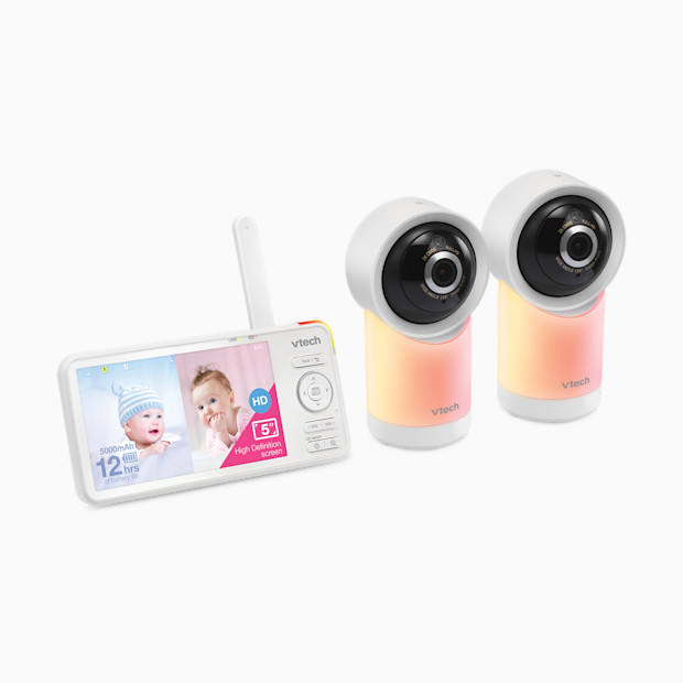 VTech RM5766-2HD 2 Camera 5" Smart 1080p Pan & Tilt Video Monitor.