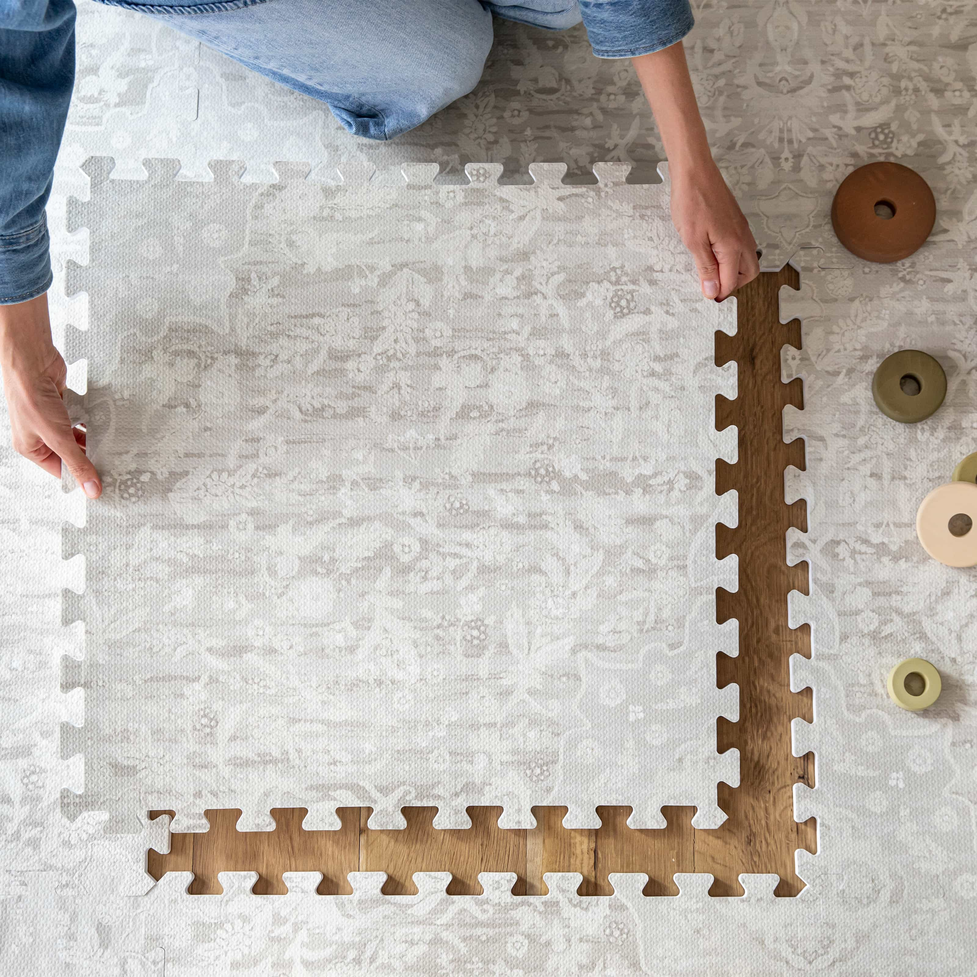 House of Noa Little Nomad Play Mat | Emile - Laurel, 4X6.