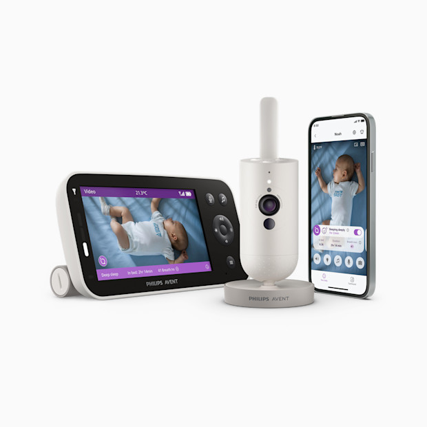 Philips Avent Premium Connected Baby Monitor with Wall Mount.