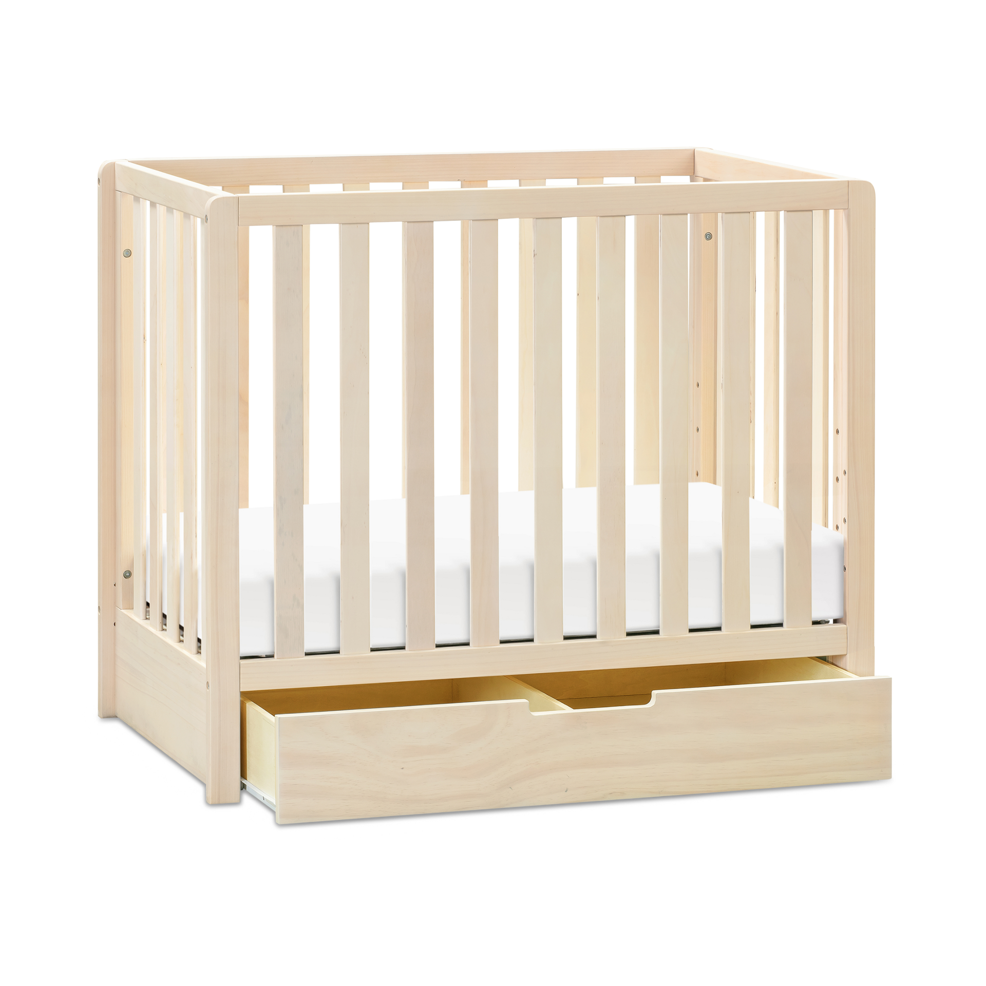 Carter's by daVinci Colby 4-in-1 Convertible Mini Crib with Trundle - Washed Natural.