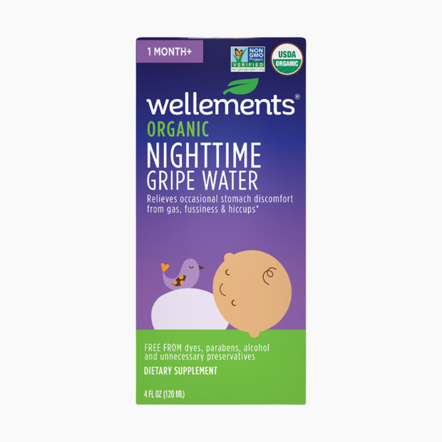 Wellements Organic Nighttime Gripe Water.