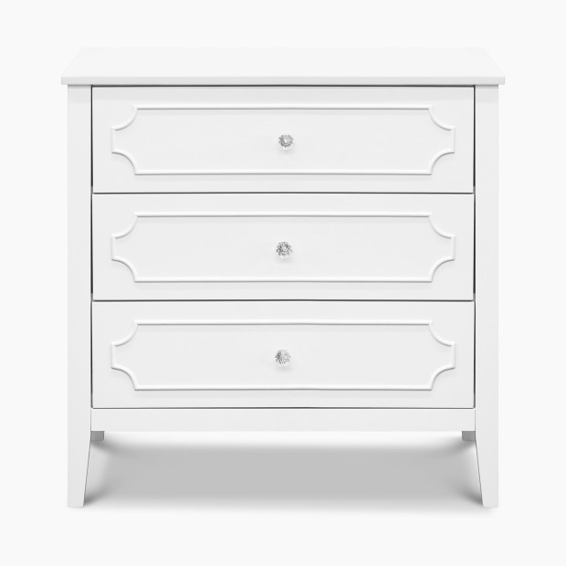 DaVinci Chloe Regency 3-Drawer Dresser - White.