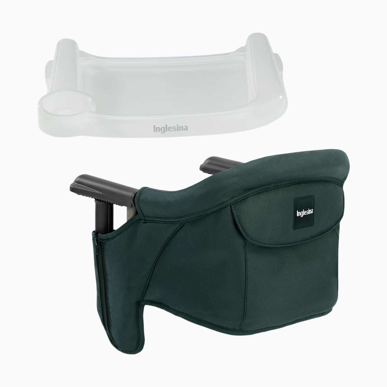 Inglesina Fast Table Chair with Dining Tray Plus - Dark Green.