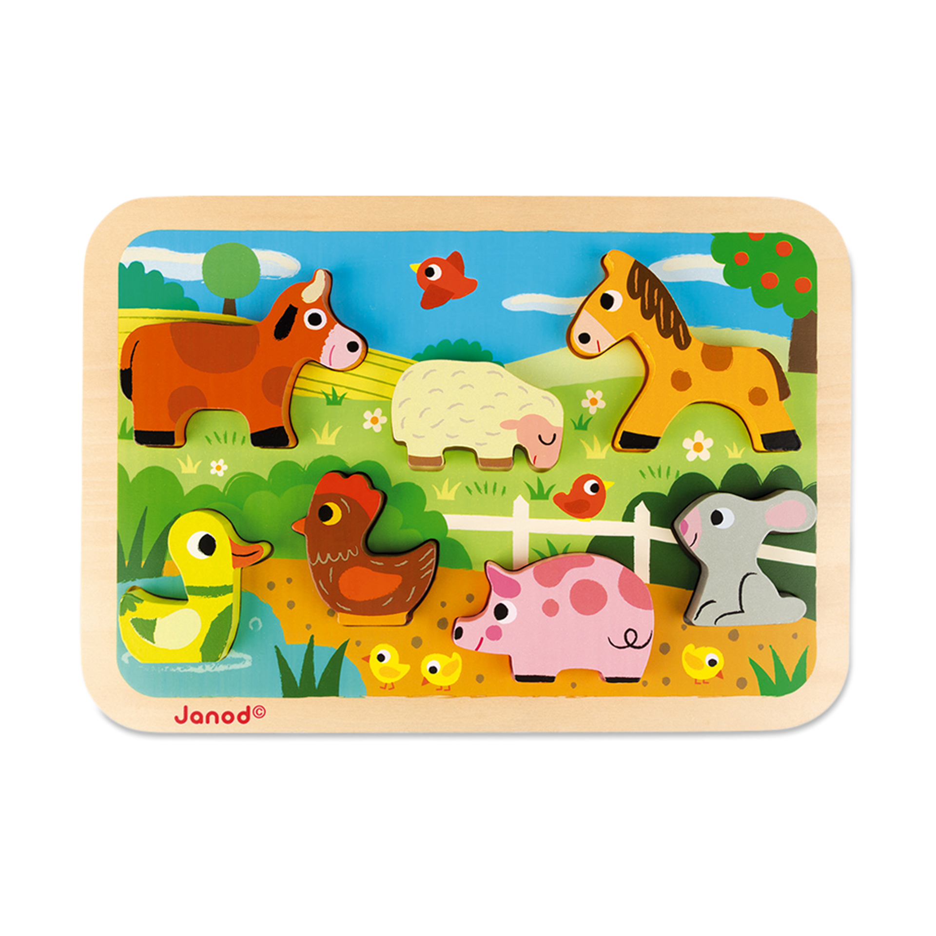 Janod Chunky Puzzle - Farm.