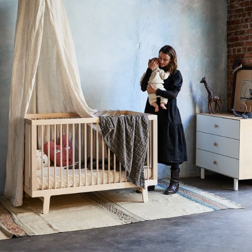 Oeuf Sparrow Crib - Birch.