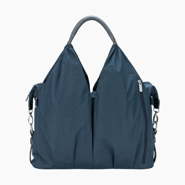 Lassig Neckline Diaper Bag - Blue Melange.