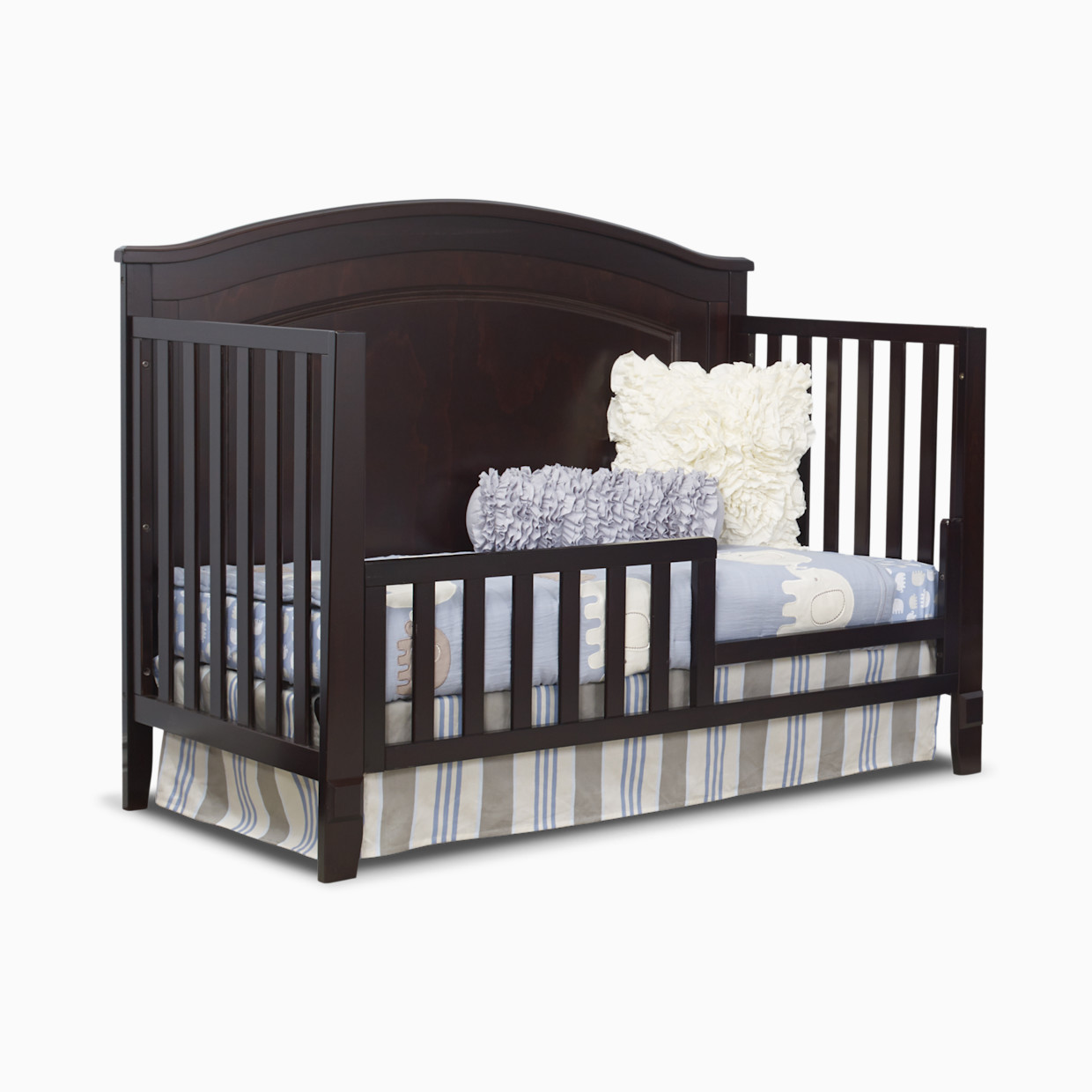Sorelle Berkley Round Top Panel Crib - Espresso.