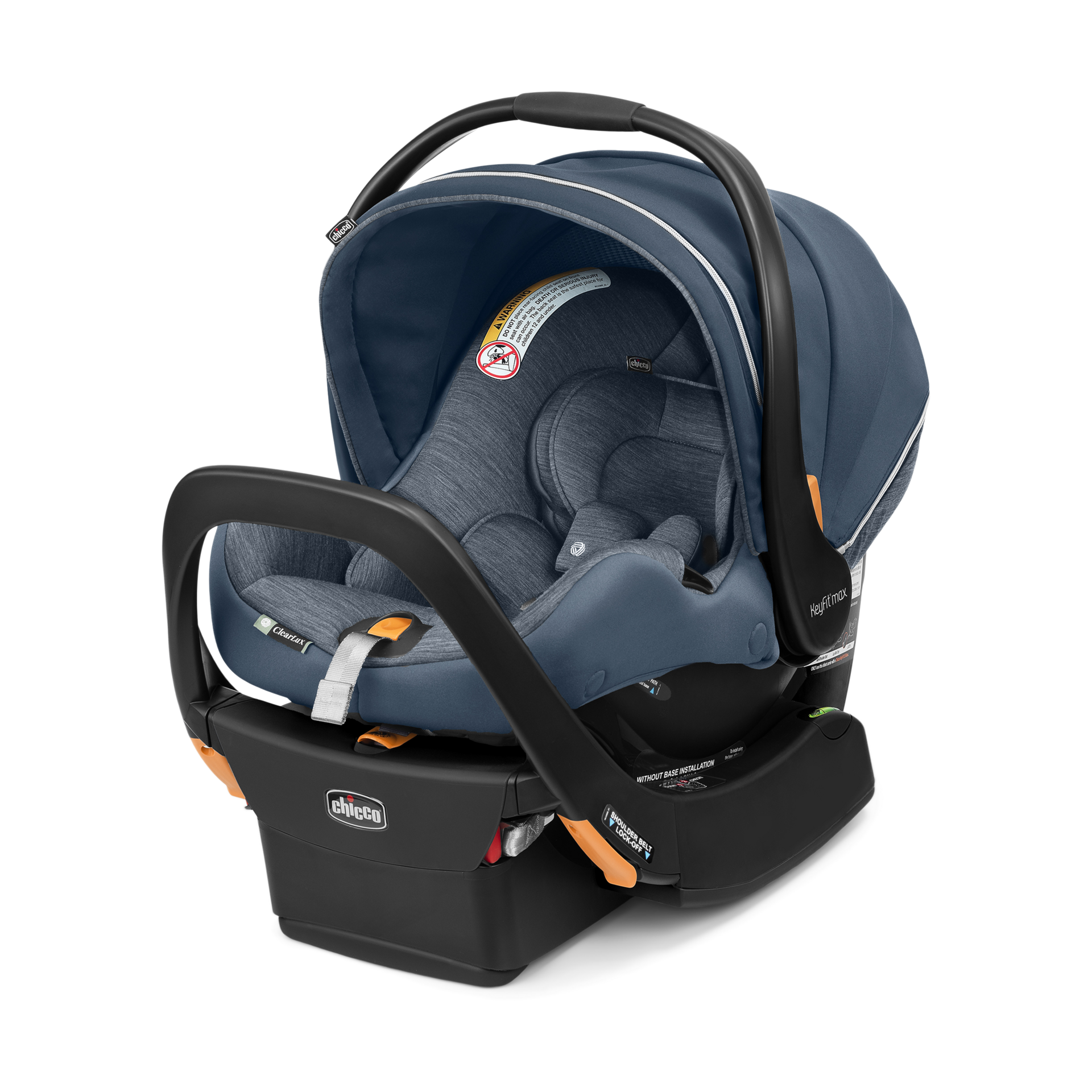  KeyFit Max Zip ClearLux Infant Car Seat.