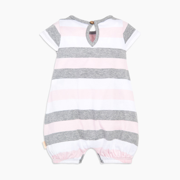 Burt's Bees Baby 2 Pack Rompers - Blossom Multi Stripe, 6-9 Months.